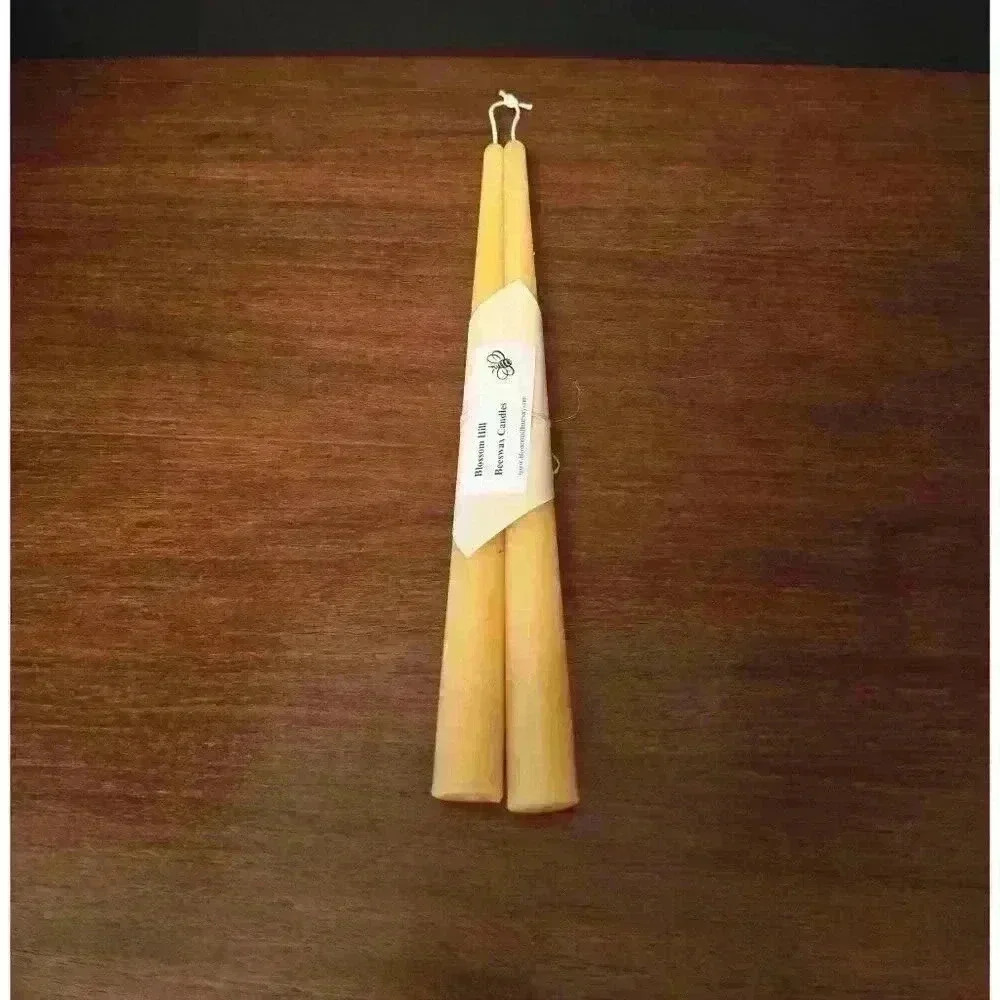 Handmade Beeswax Candles - Taper: Smooth